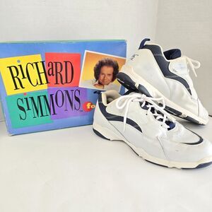 90's Richard Simmons Sneakers Vintage Athletic Footwear Dad Shoes Men's Size 11W